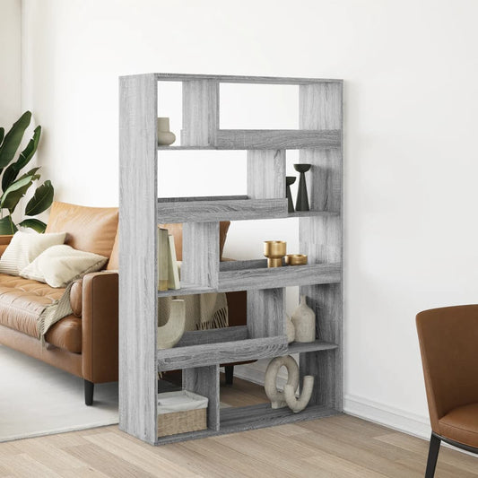 Bookcase Grey Sonoma 100x33x156.5 cm Engineered Wood