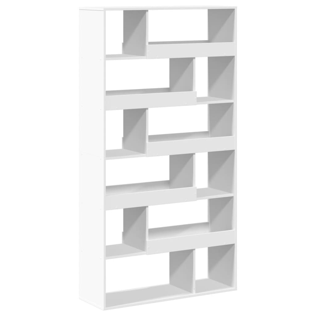 Bookcase White 100x33x187.5 cm Engineered Wood