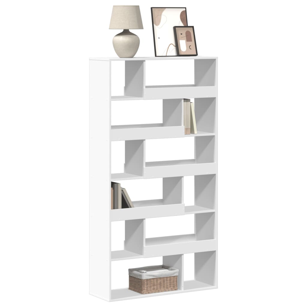 Bookcase White 100x33x187.5 cm Engineered Wood