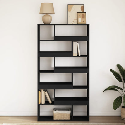 Bookcase Black 100x33x187.5 cm Engineered Wood