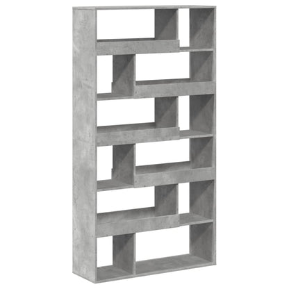 Bookcase Concrete Grey 100x33x187.5 cm Engineered Wood