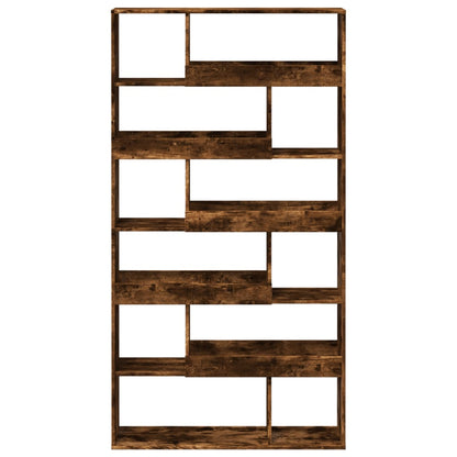 Bookcase Smoked Oak100x33x187.5 cm Engineered Wood