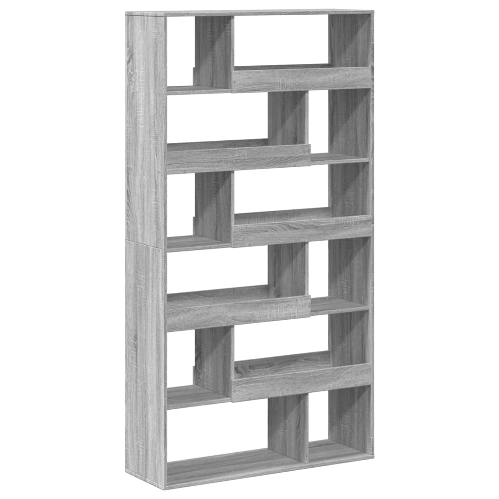 Bookcase Grey Sonoma 100x33x187.5 cm Engineered Wood