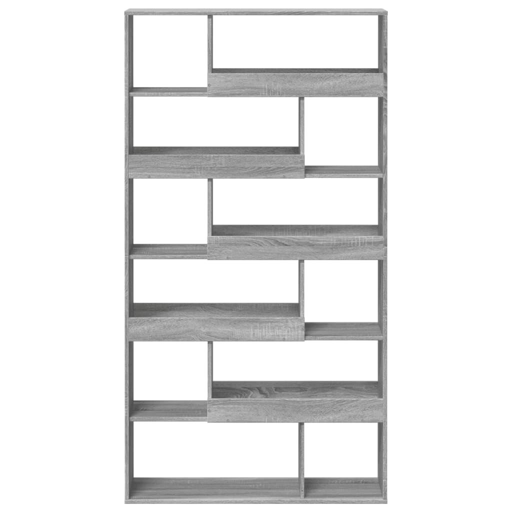 Bookcase Grey Sonoma 100x33x187.5 cm Engineered Wood