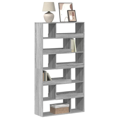 Bookcase Grey Sonoma 100x33x187.5 cm Engineered Wood