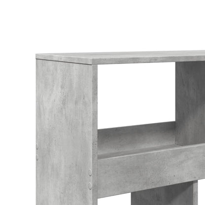 Bookcase Concrete Grey 100x33x125.5 cm Engineered Wood