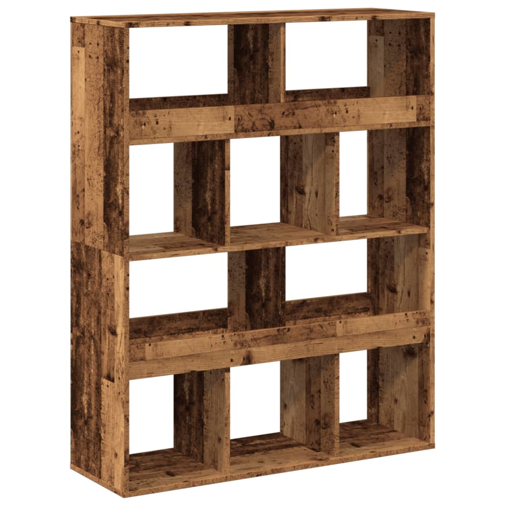 Bookcase Old Wood 100x33x125.5 cm Engineered Wood