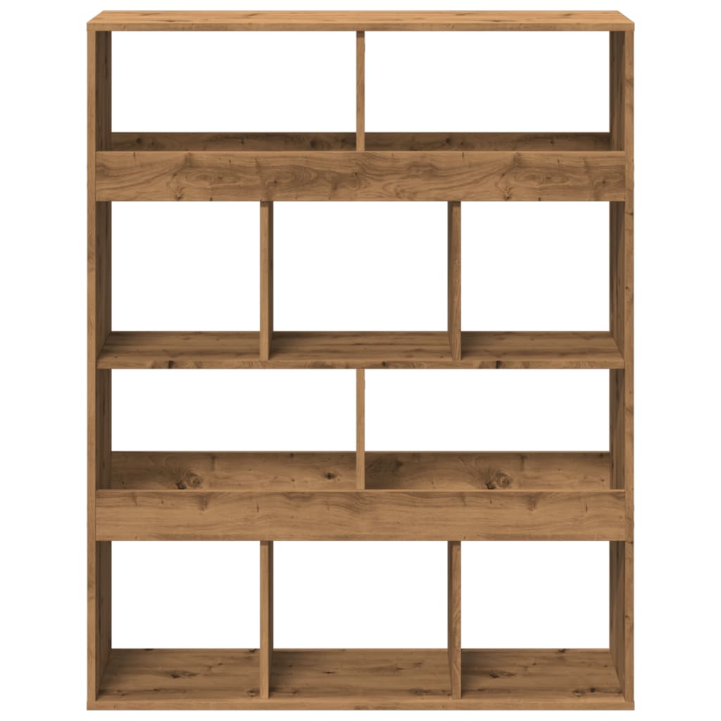 Bookcase Artisan Oak 100x33x125.5 cm Engineered Wood