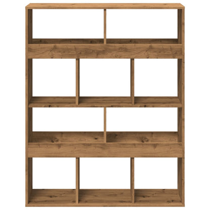 Bookcase Artisan Oak 100x33x125.5 cm Engineered Wood