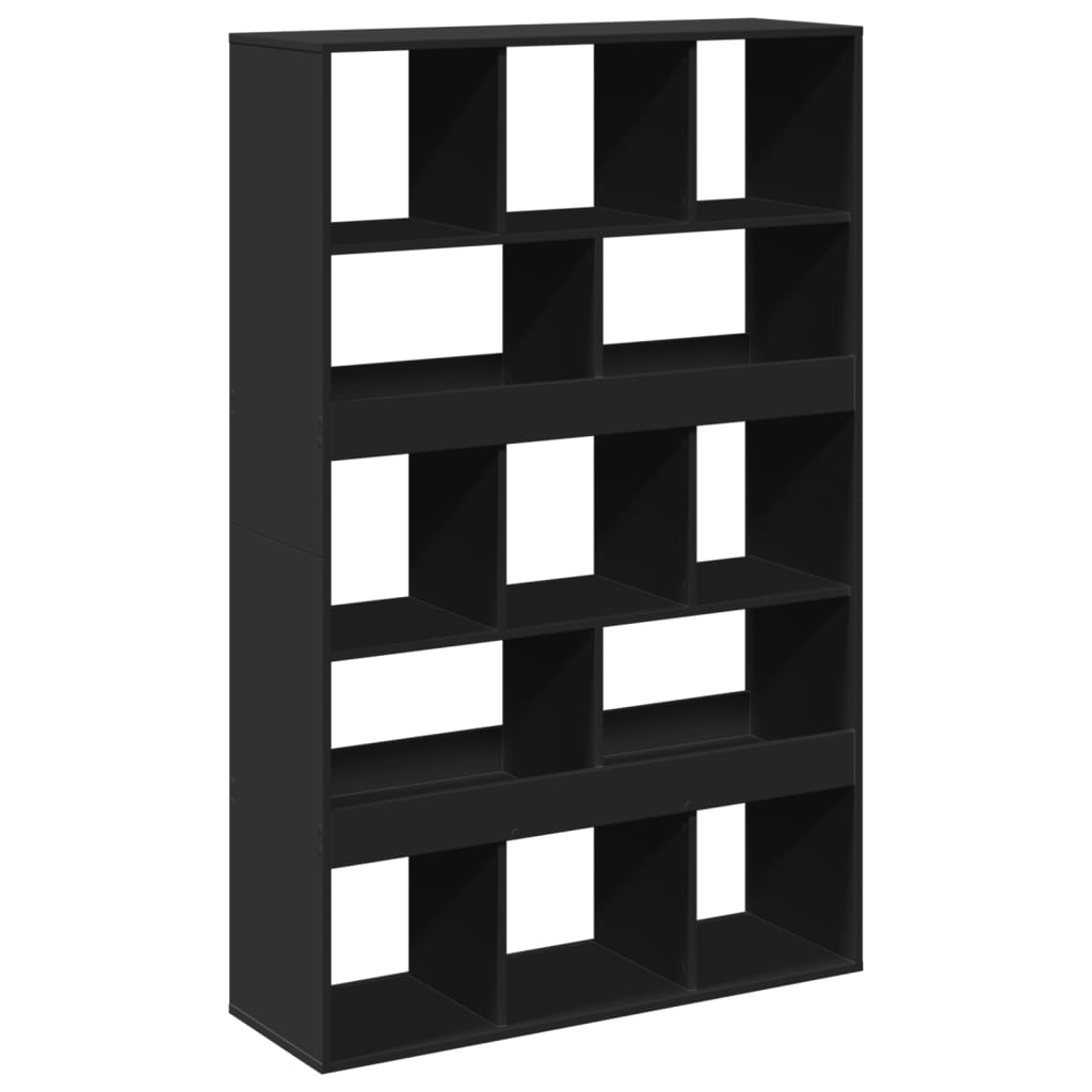 Bookcase Black 100x33x156.5 cm Engineered Wood