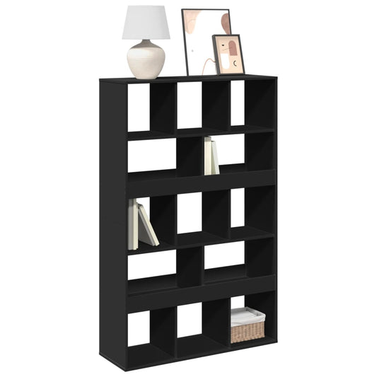 Bookcase Black 100x33x156.5 cm Engineered Wood