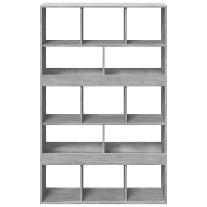 Bookcase Concrete Grey 100x33x156.5 cm Engineered Wood