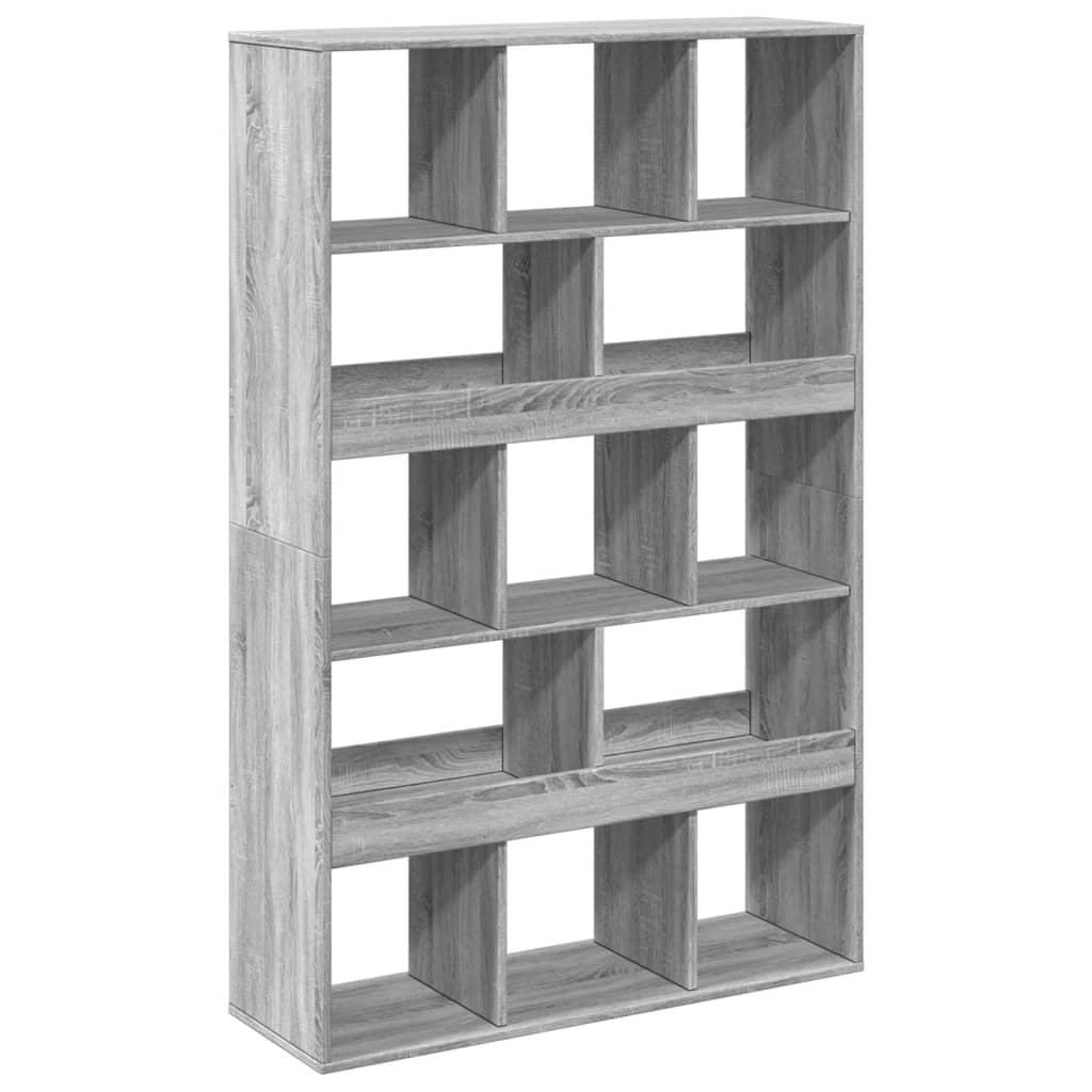 Bookcase Grey Sonoma 100x33x156.5 cm Engineered Wood