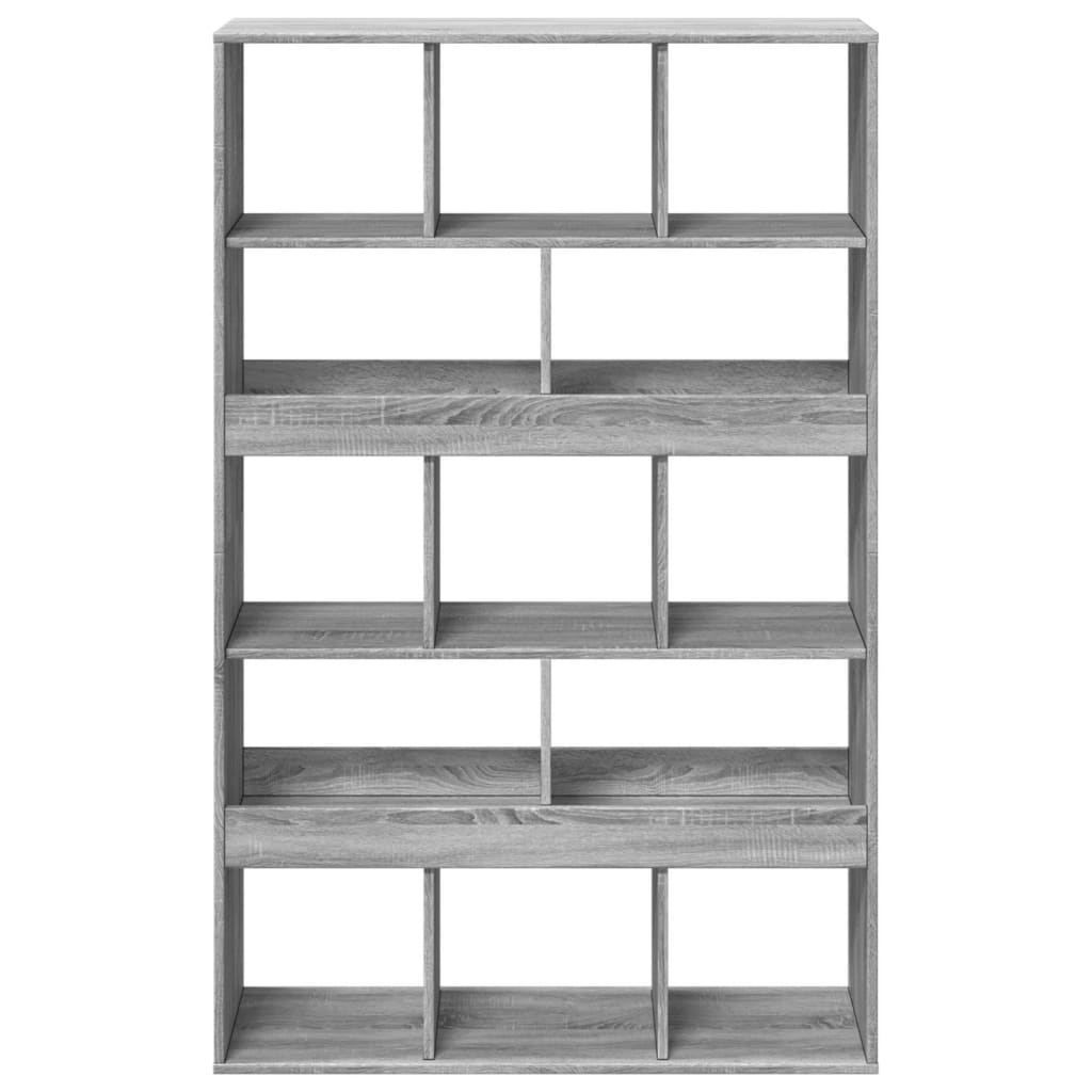 Bookcase Grey Sonoma 100x33x156.5 cm Engineered Wood