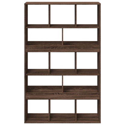 Bookcase Brown Oak 100x33x156.5 cm Engineered Wood