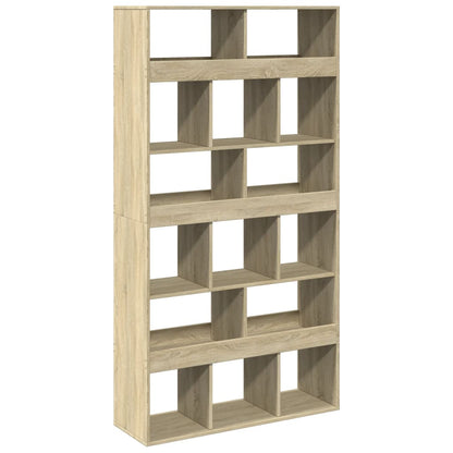 Bookcase Sonoma Oak 100x33x187.5 cm Engineered Wood