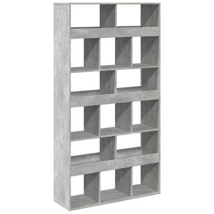 Bookcase Concrete Grey 100x33x187.5 cm Engineered Wood