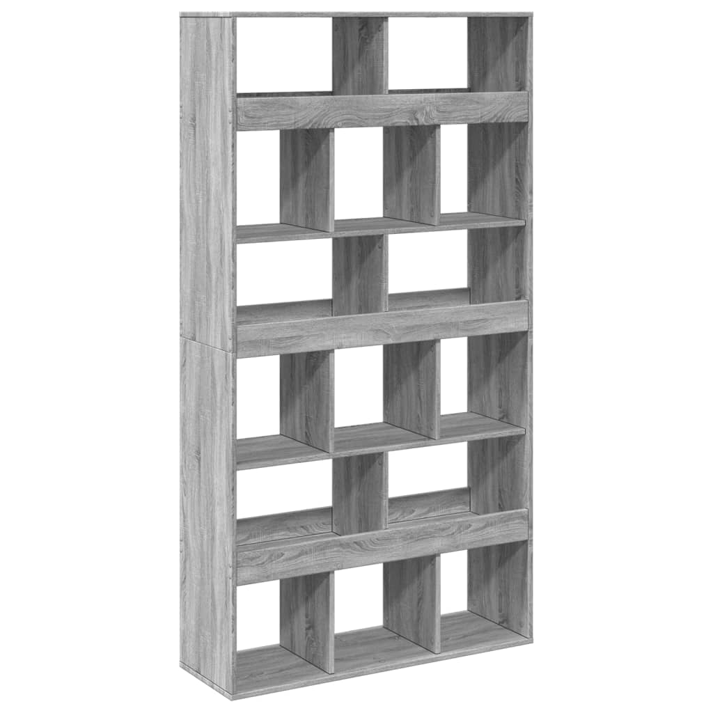 Bookcase Grey Sonoma 100x33x187.5 cm Engineered Wood