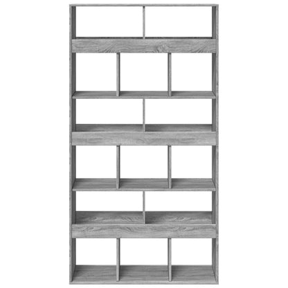 Bookcase Grey Sonoma 100x33x187.5 cm Engineered Wood