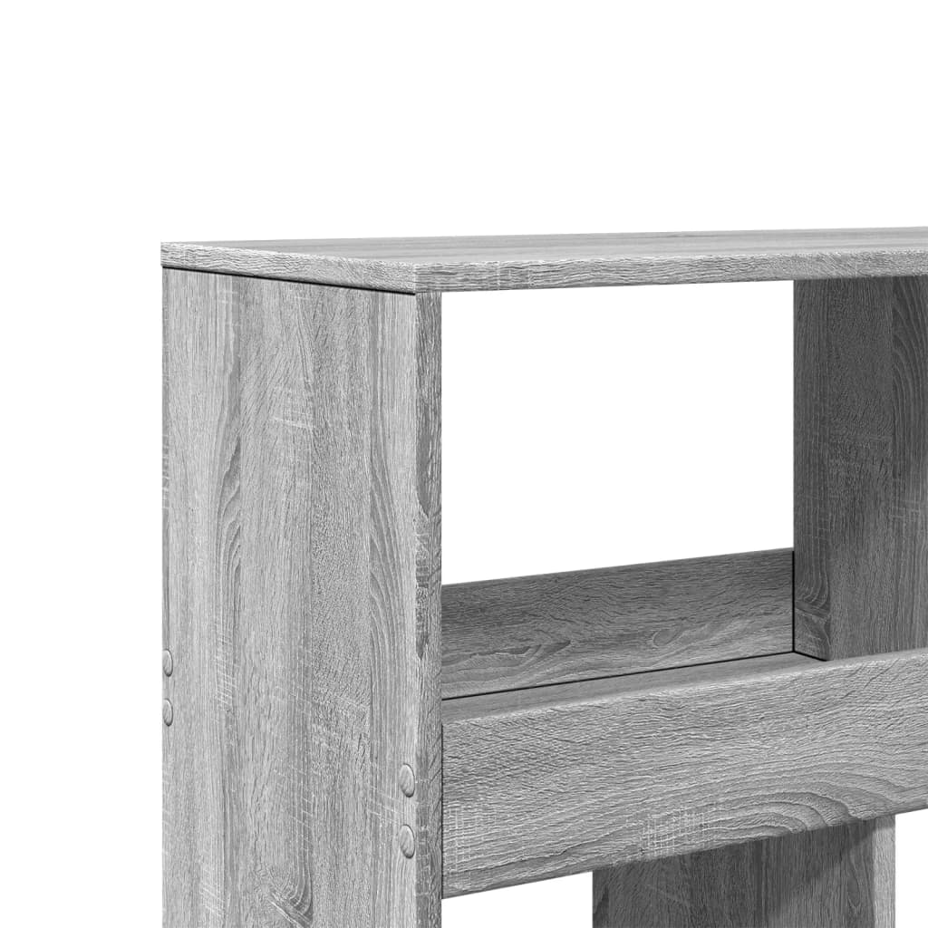 Bookcase Grey Sonoma 100x33x187.5 cm Engineered Wood