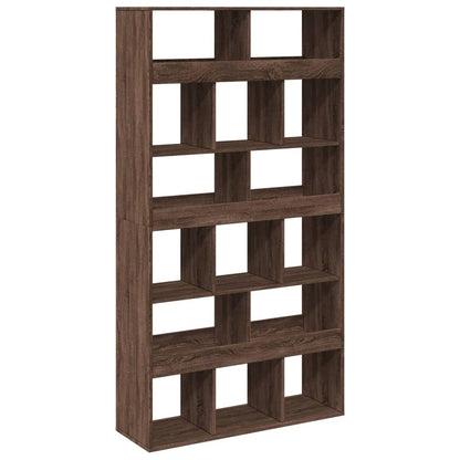 Bookcase Brown Oak 100x33x187.5 cm Engineered Wood