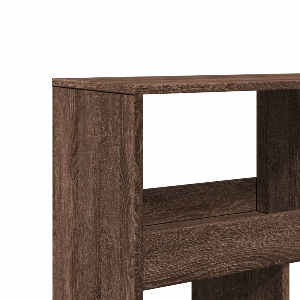 Bookcase Brown Oak 100x33x187.5 cm Engineered Wood