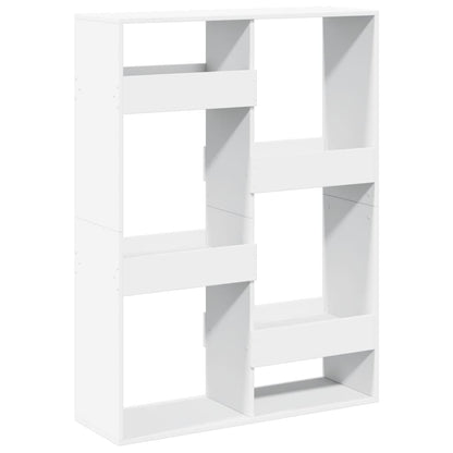 Bookcase White 100x33x135 cm Engineered Wood