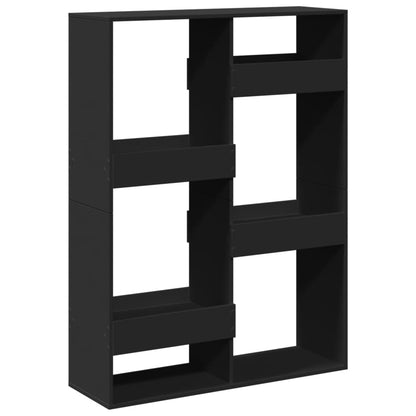 Bookcase Black 100x33x135 cm Engineered Wood