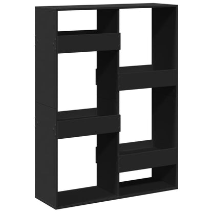 Bookcase Black 100x33x135 cm Engineered Wood