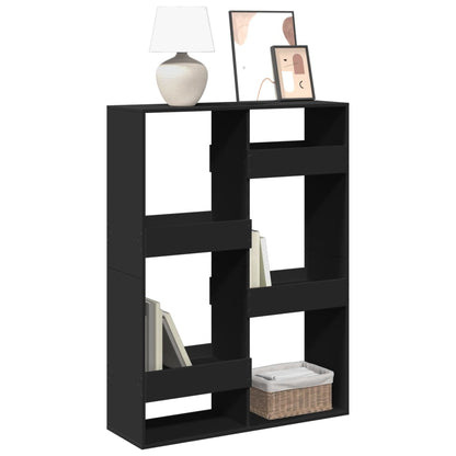 Bookcase Black 100x33x135 cm Engineered Wood