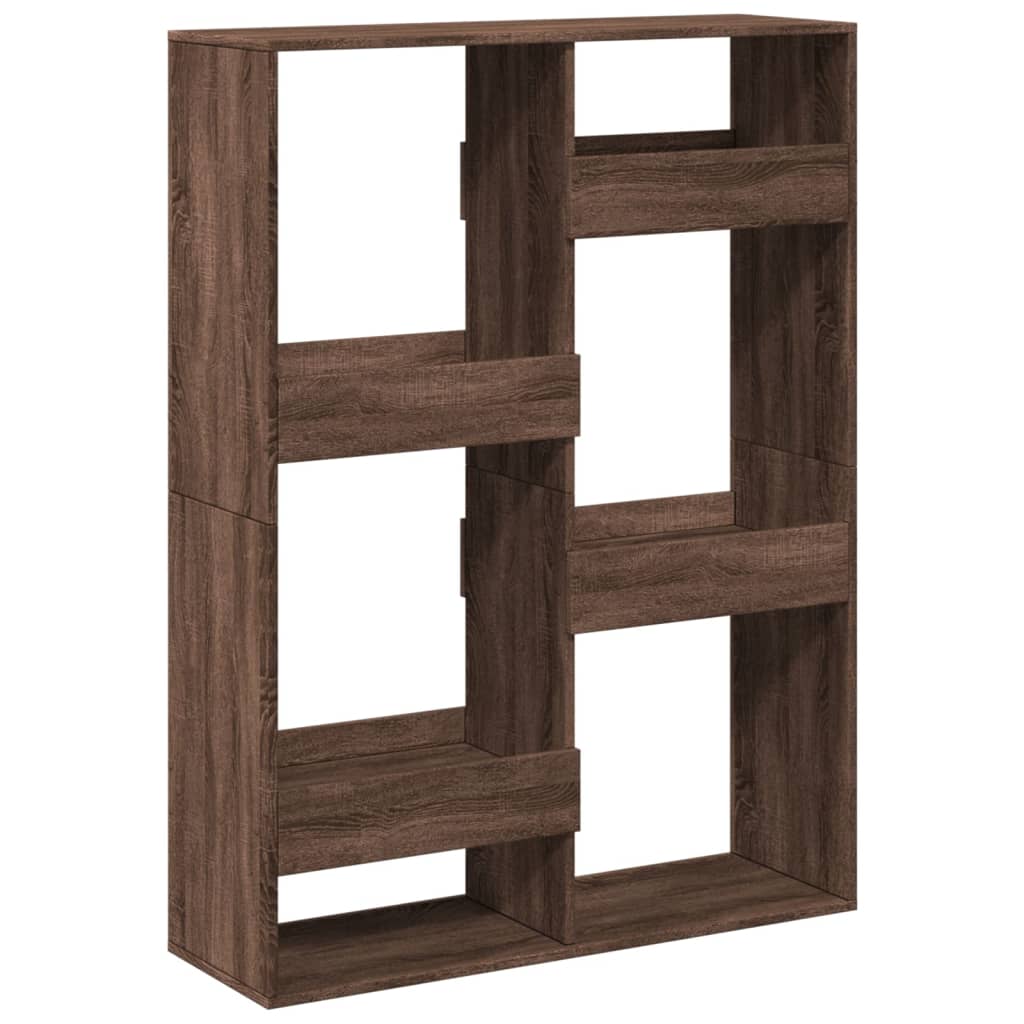 Bookcase Brown Oak 100x33x135 cm Engineered Wood