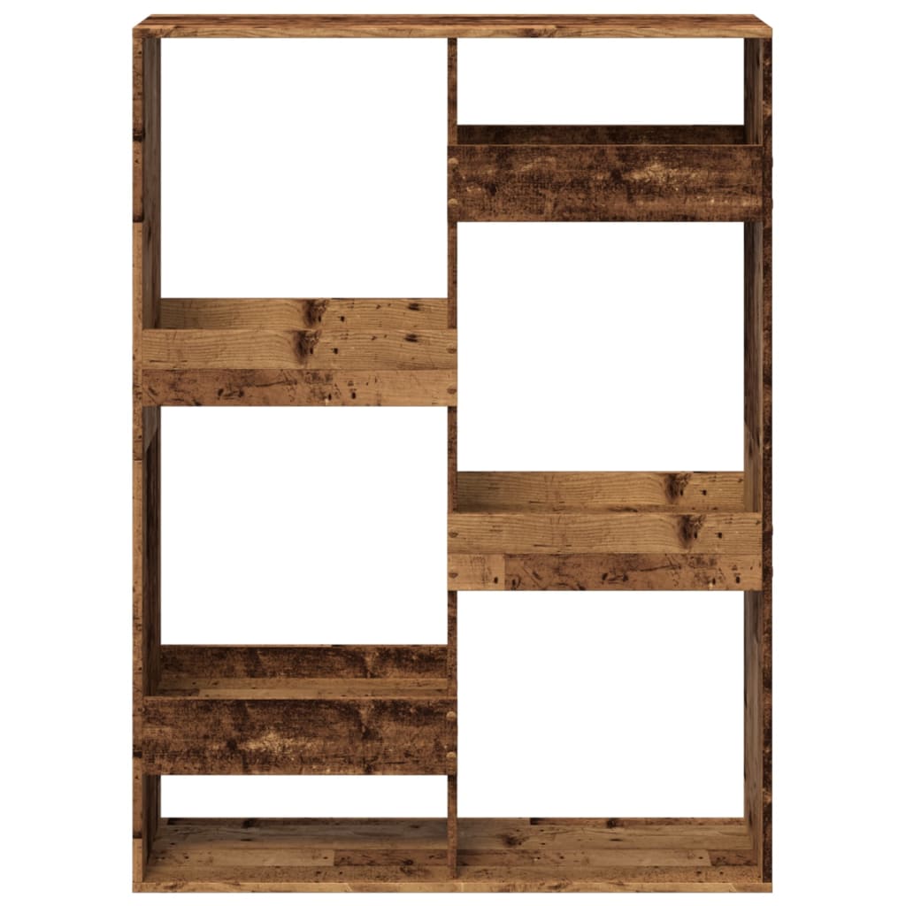 Bookcase Old Wood 100x33x135 cm Engineered Wood