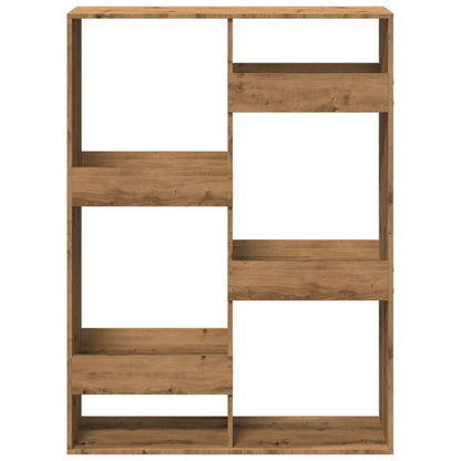 Bookcase Artisan Oak 100x33x135 cm Engineered Wood