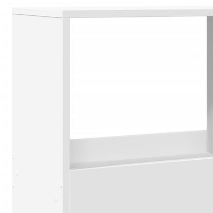 Bookcase White 100x33x155.5 cm Engineered Wood