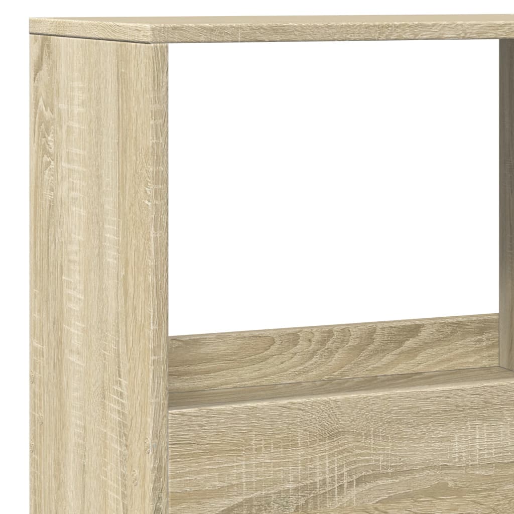 Bookcase Sonoma Oak 100x33x155.5 cm Engineered Wood