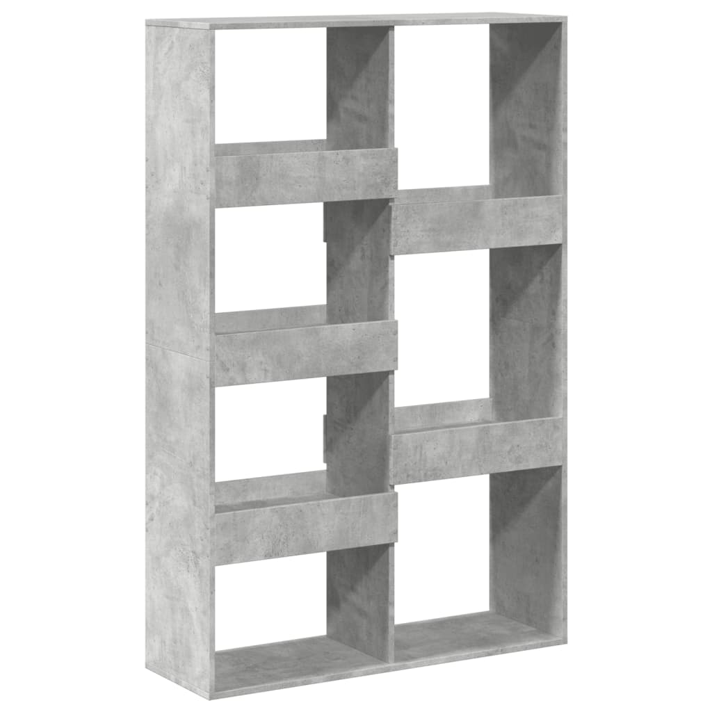 Bookcase Concrete Grey 100x33x155.5 cm Engineered Wood