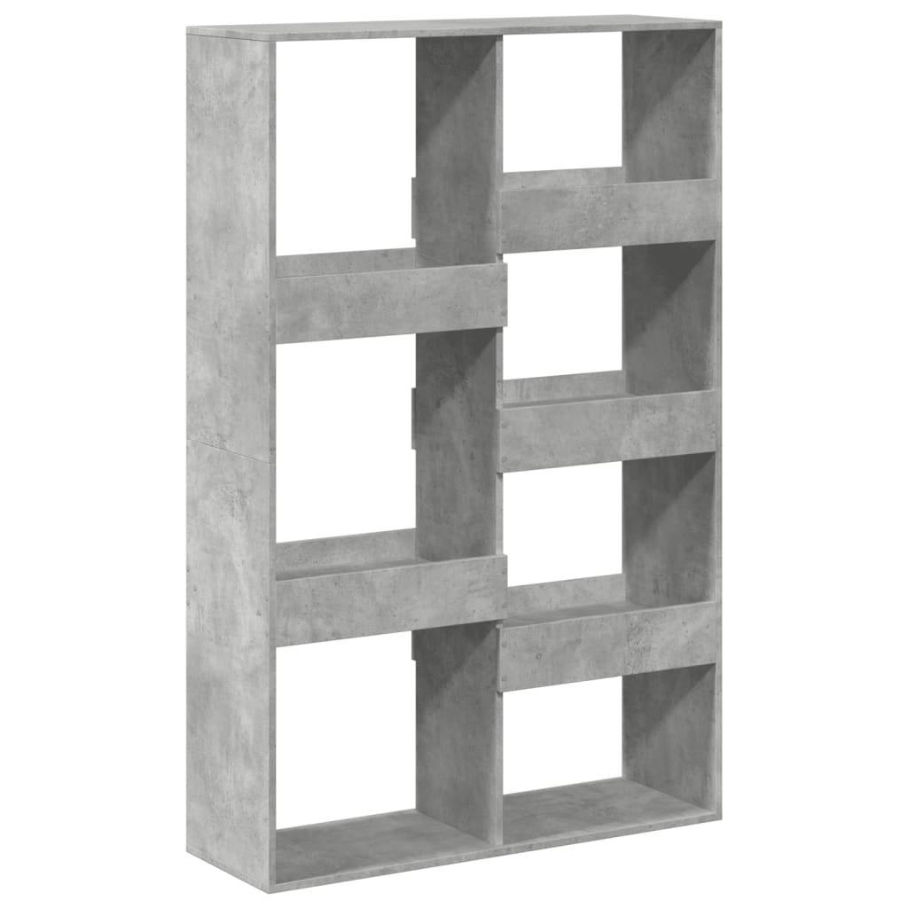 Bookcase Concrete Grey 100x33x155.5 cm Engineered Wood