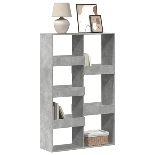 Bookcase Concrete Grey 100x33x155.5 cm Engineered Wood