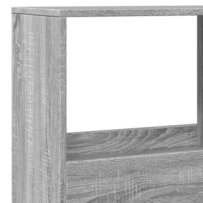 Bookcase Grey Sonoma 100x33x155.5 cm Engineered Wood