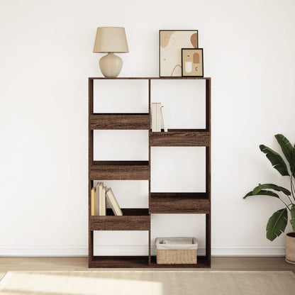 Bookcase Brown Oak 100x33x155.5 cm Engineered Wood