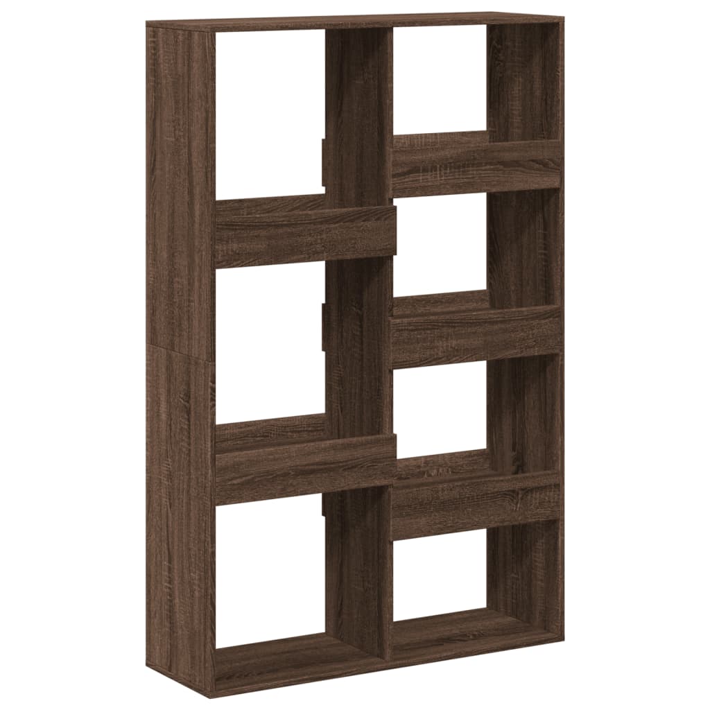 Bookcase Brown Oak 100x33x155.5 cm Engineered Wood