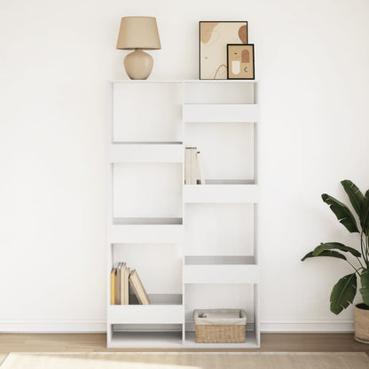 Bookcase White 100x33x175 cm Engineered Wood