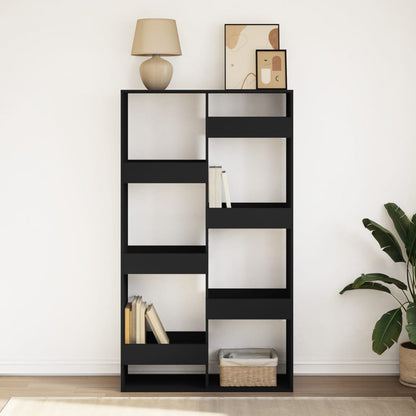 Bookcase Black 100x33x175 cm Engineered Wood