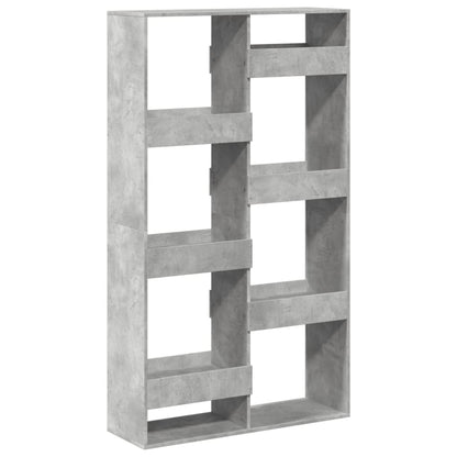 Bookcase Concrete Grey 100x33x175 cm Engineered Wood