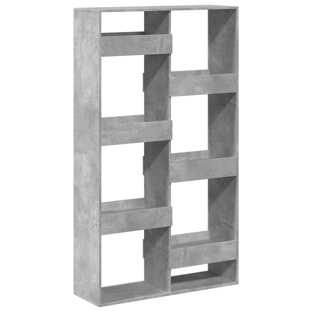 Bookcase Concrete Grey 100x33x175 cm Engineered Wood