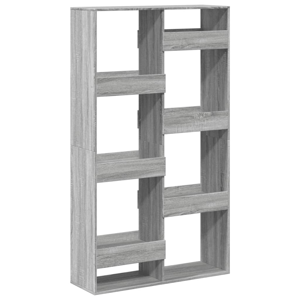 Bookcase Grey Sonoma 100x33x175 cm Engineered Wood