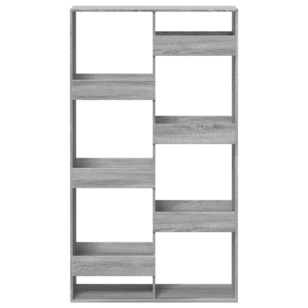 Bookcase Grey Sonoma 100x33x175 cm Engineered Wood