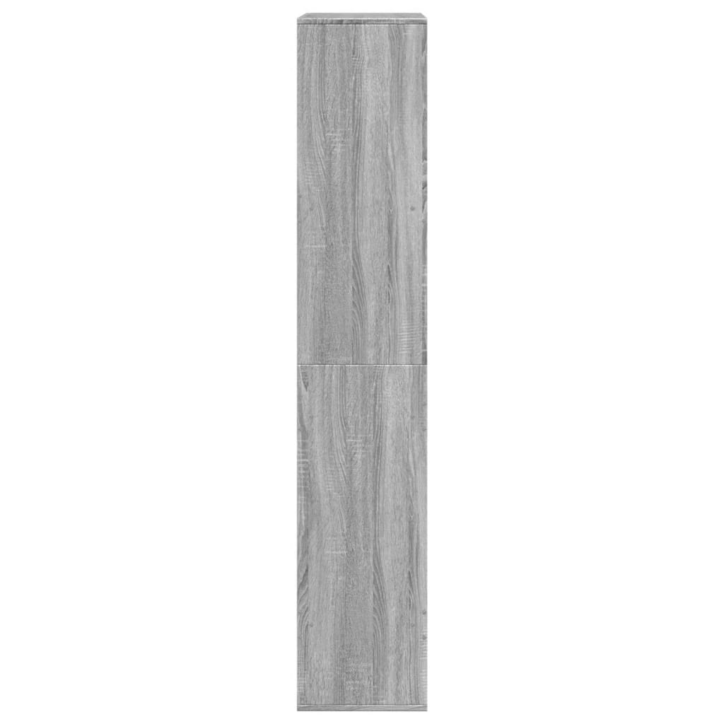 Bookcase Grey Sonoma 100x33x175 cm Engineered Wood