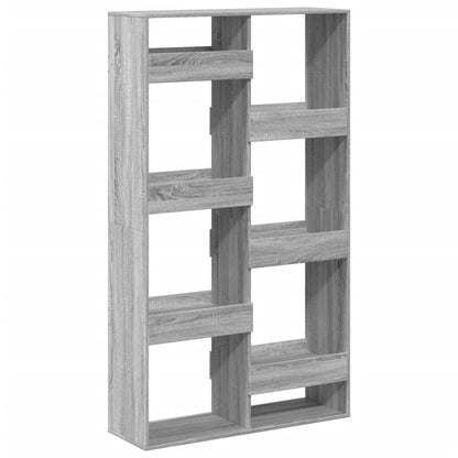 Bookcase Grey Sonoma 100x33x175 cm Engineered Wood