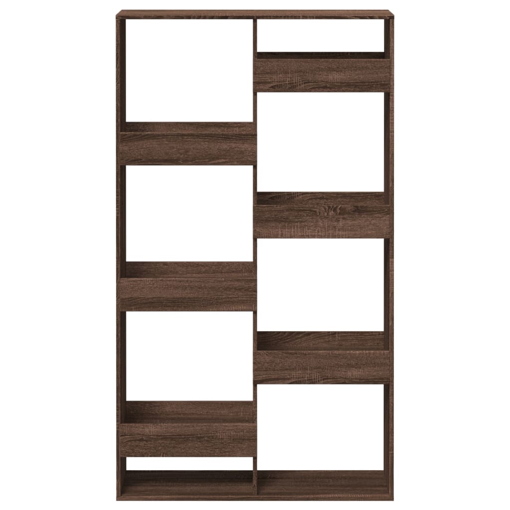 Bookcase Brown Oak 100x33x175 cm Engineered Wood